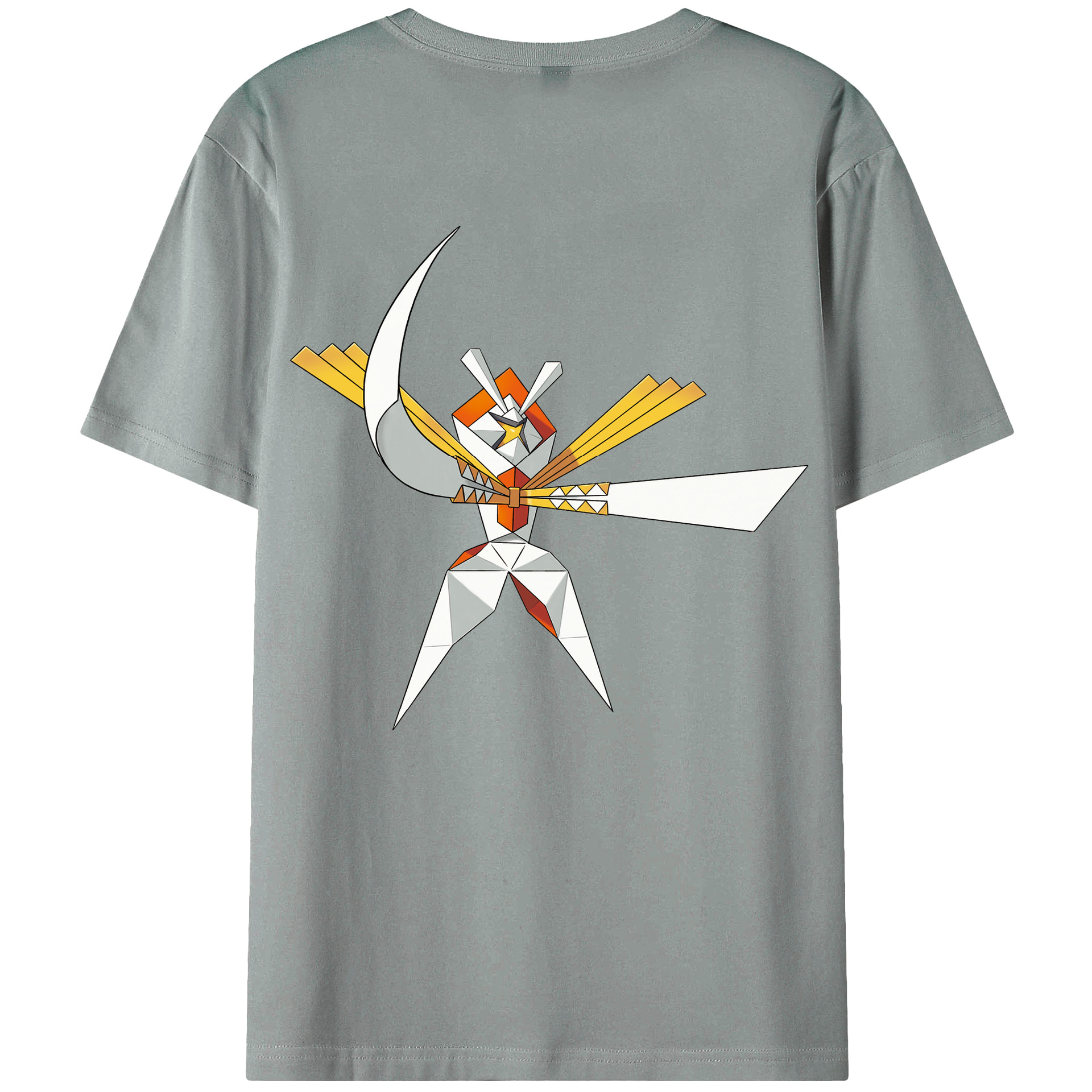 （画像用） ポケットモンスター Pokémon 綿100％ メンズ半袖Tシャツ（バックプリント） 通気性